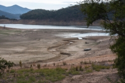 Landscape - river bed visual due to drought